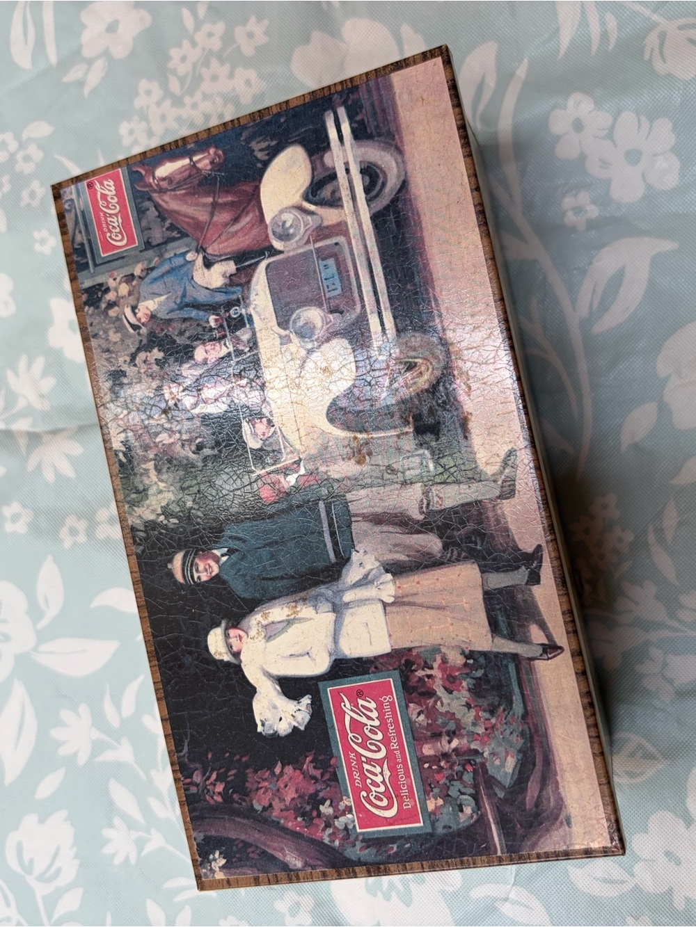 Coca-Cola Vintage Illustrated Tin Box